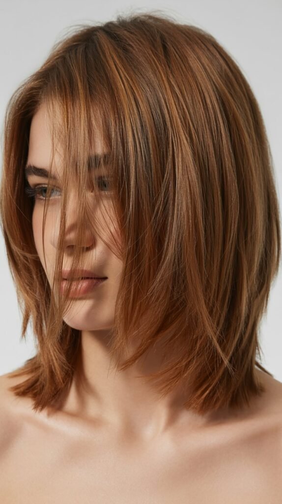  Long Bob with Wispy Layers
