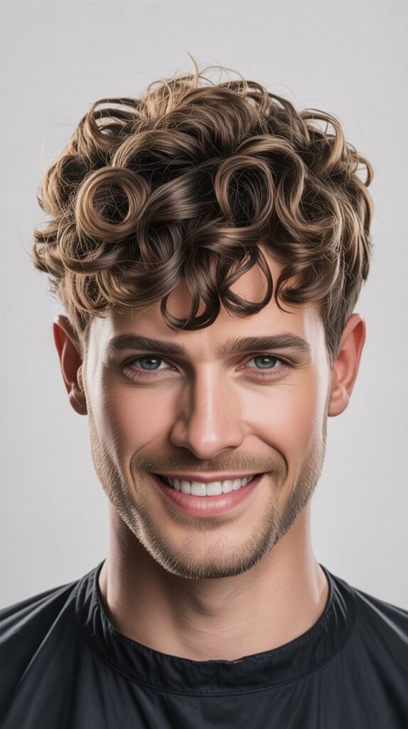  Textured Curly Fringe