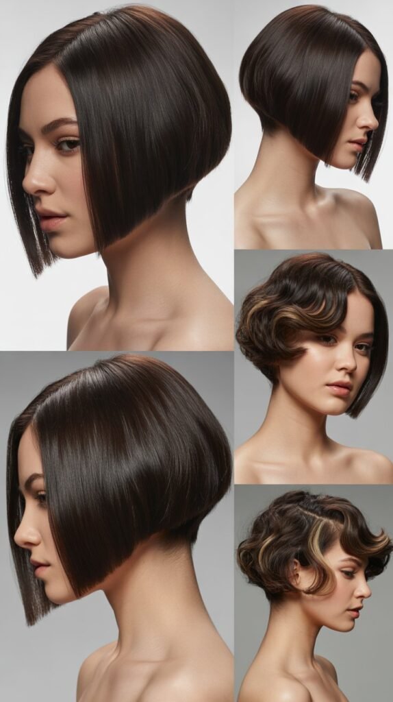 . Dramatic A-Line Inverted Bob