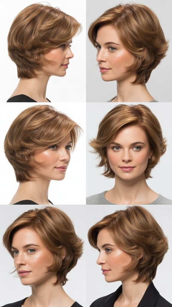 . Wispy Layered Inverted Bob