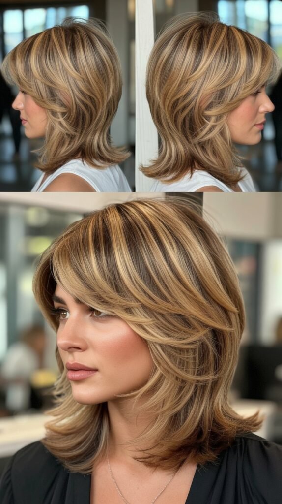 . Blonde with Red Babylights