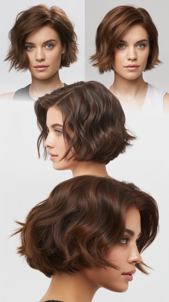 Choppy Textured Inverted Bob