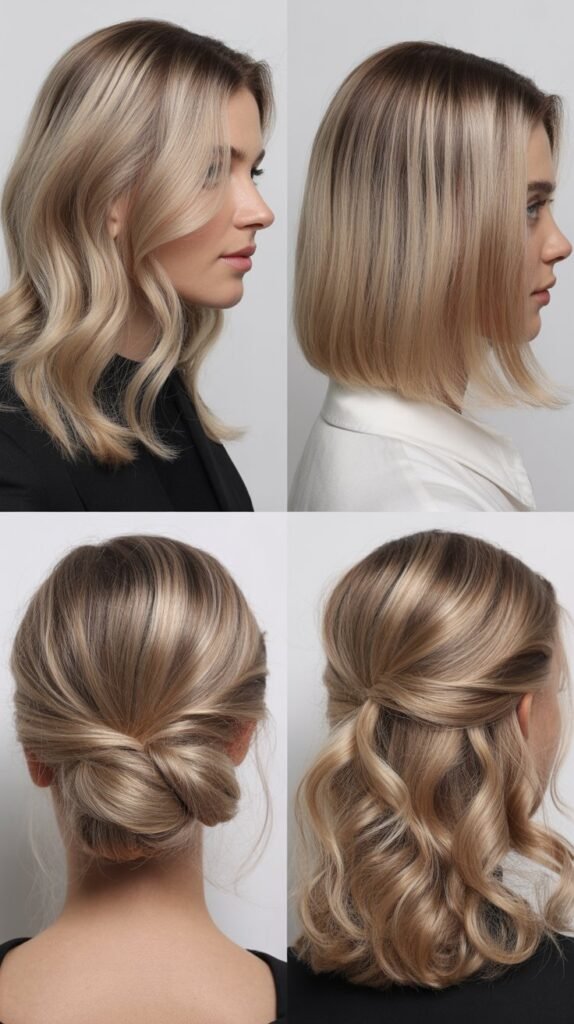  Shaggy Blonde Mullet with Butterscotch Lowlights