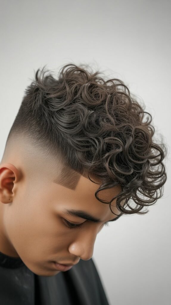 Curly Faux Hawk