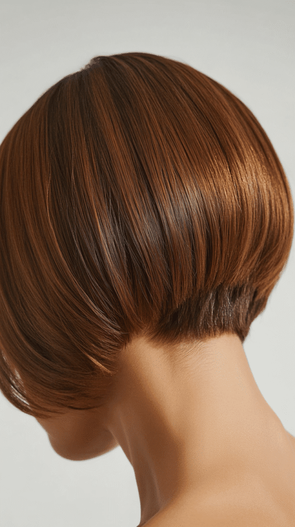 Best 27+ Inspiring Back View Stacked Inverted Bob Haircut Ideas 14 Stacked Bob with Beveled Edges