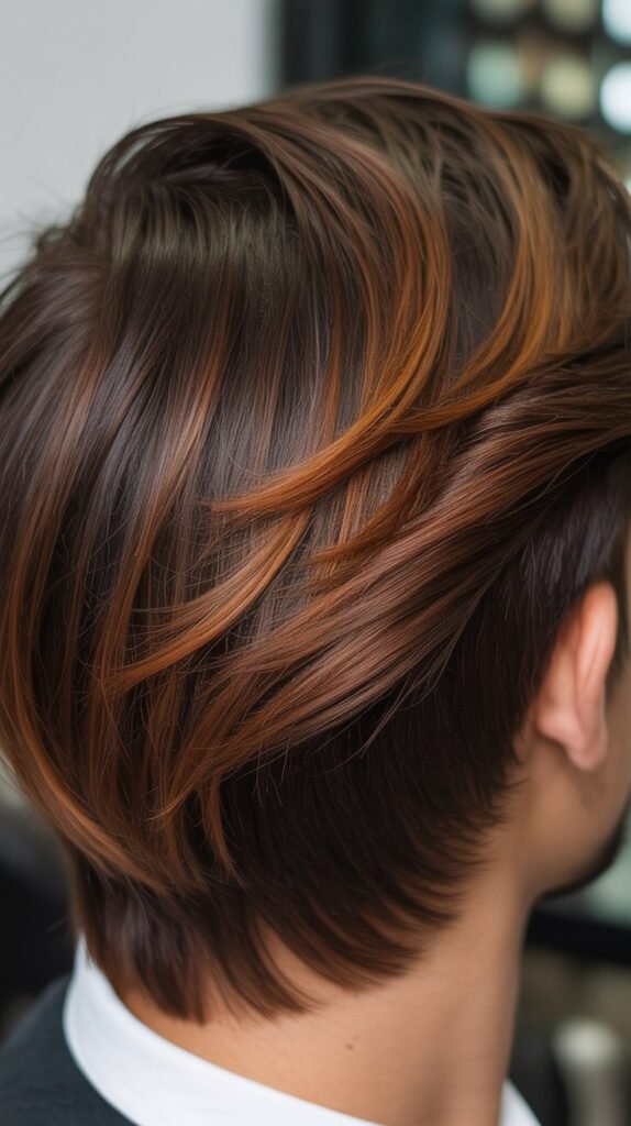 Caramel Ombre on Brown Hair