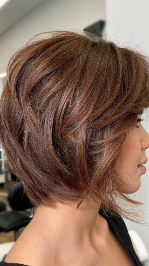 Choppy Stacked Bob
