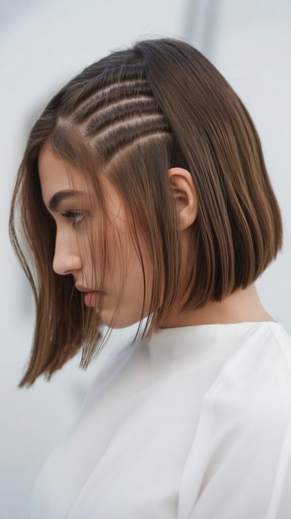 Long Bob with Hidden Undercut