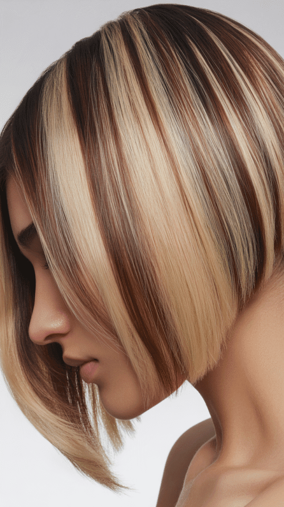 Best 32+ Inverted Layered Bob Hairstyles with Stacked Cuts Trendy Upgrade 14 Sleek Ombré Inverted Bob with Stacked Gradient