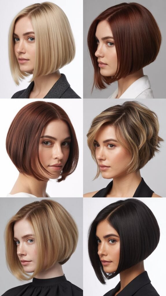 Voluminous Crown Inverted Bob