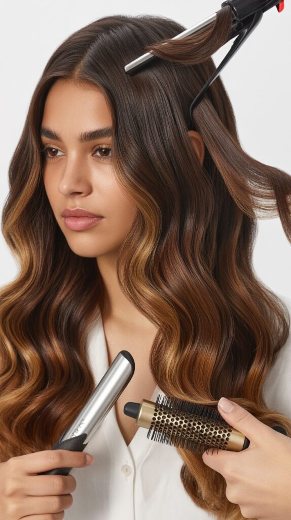 32. Styling Tips for Chocolate Balayage