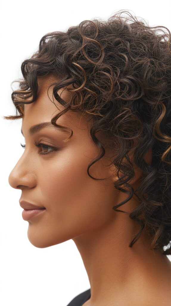 30 Best 3C 4A Hairstyles for Short Hair You'll Love 13 Wash and Go with Side Part