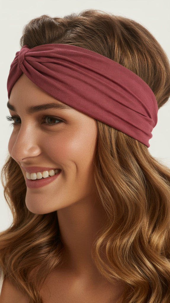 Thick Headband with Voluminous Blowout