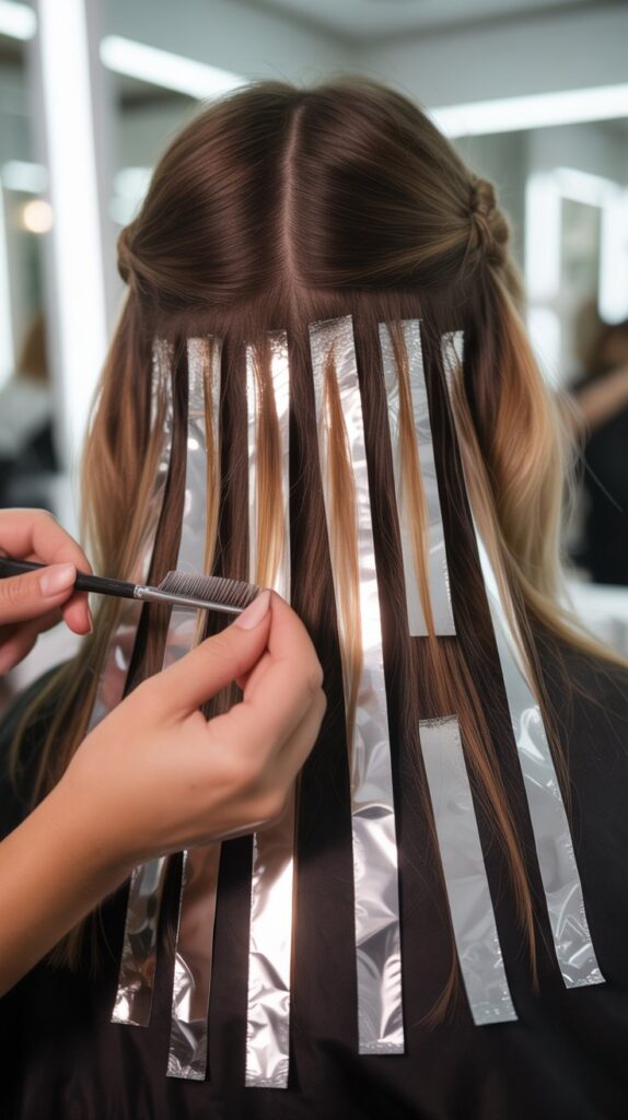 27+ Stunning Blonde Hair Highlights on Brown Hair 6 Golden Ribbon Highlights