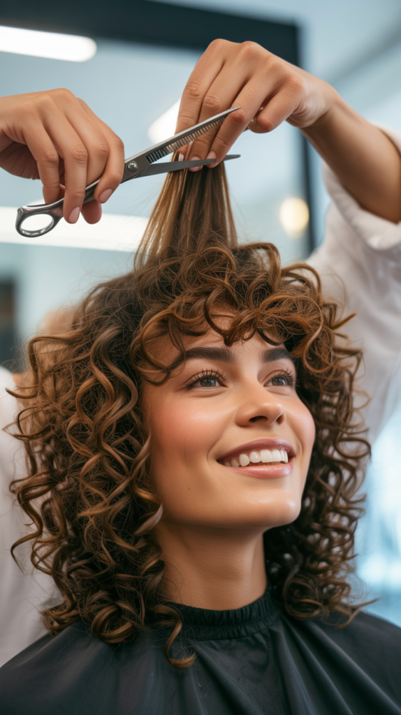 Cutting Curly Hair at Different Lengths