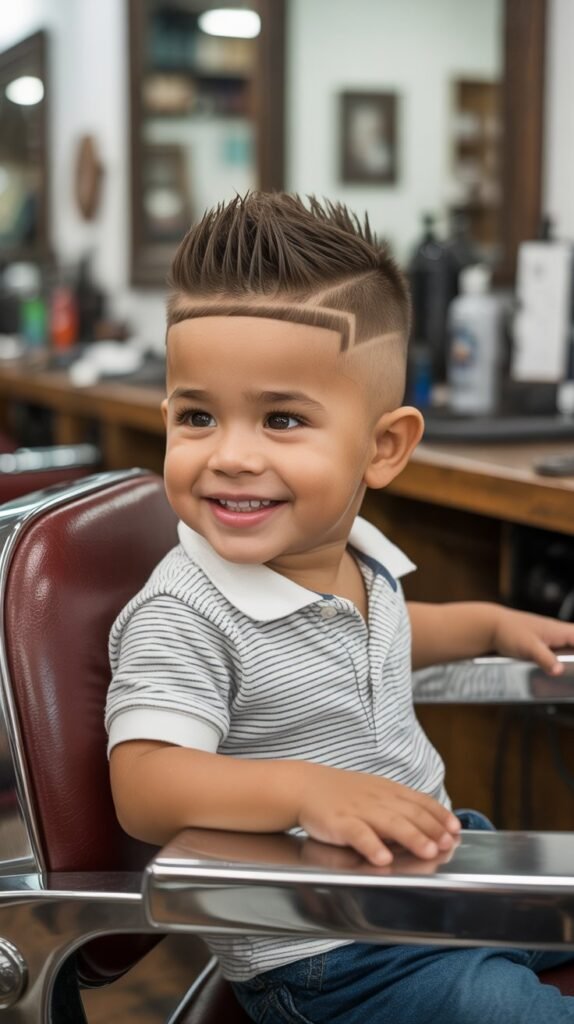 Burst Fade with Mohawk