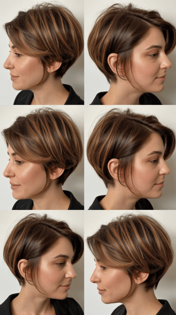 Top 30 Feminine Short Hair for Round Faces 30 Elongated Pixie Bob (Pixie-Bob Hybrid)