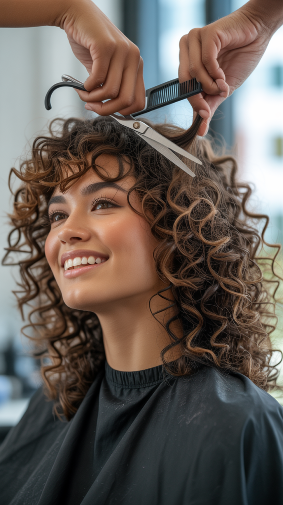 Layering Techniques for Curly Hair