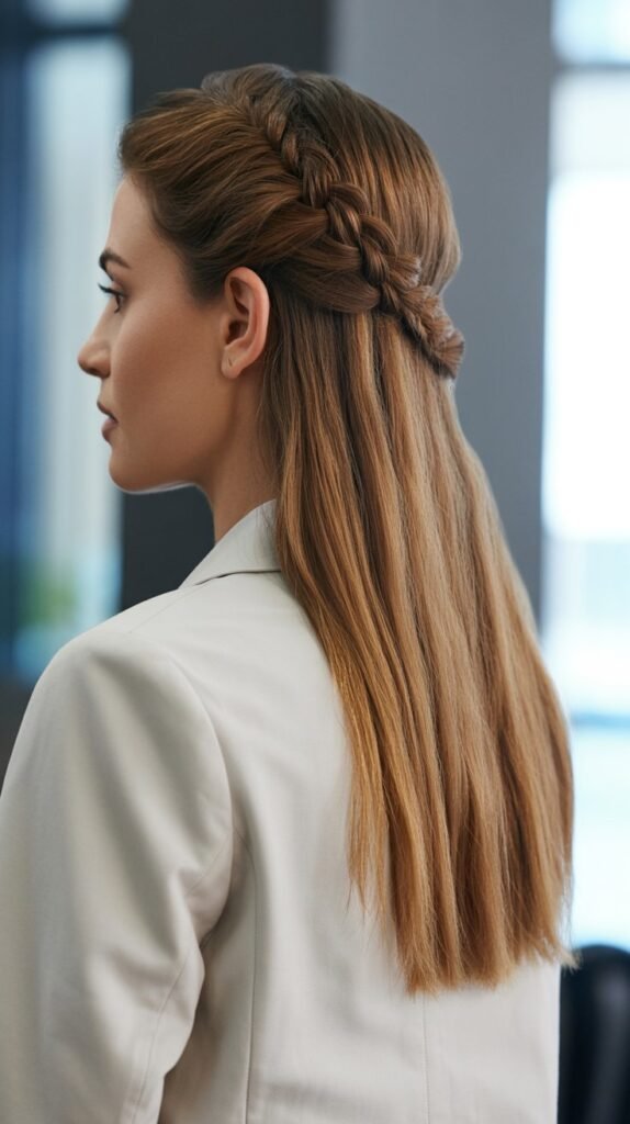 The Half-Up Braid