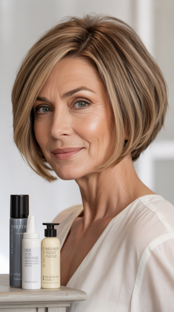 Styling Products Essential for Thin Hair Over 50