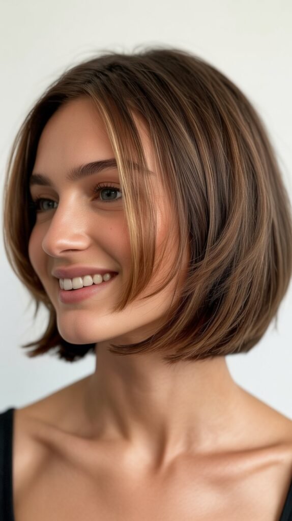 Choppy Bob with Beveled Edges