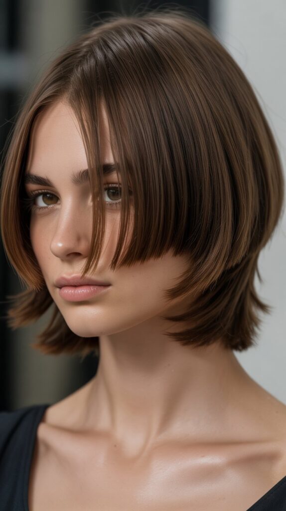 Best 32+ Inverted Layered Bob Hairstyles with Stacked Cuts Trendy Upgrade 27 Inverted Bob with Stacked Layers for Heart-Shaped Faces