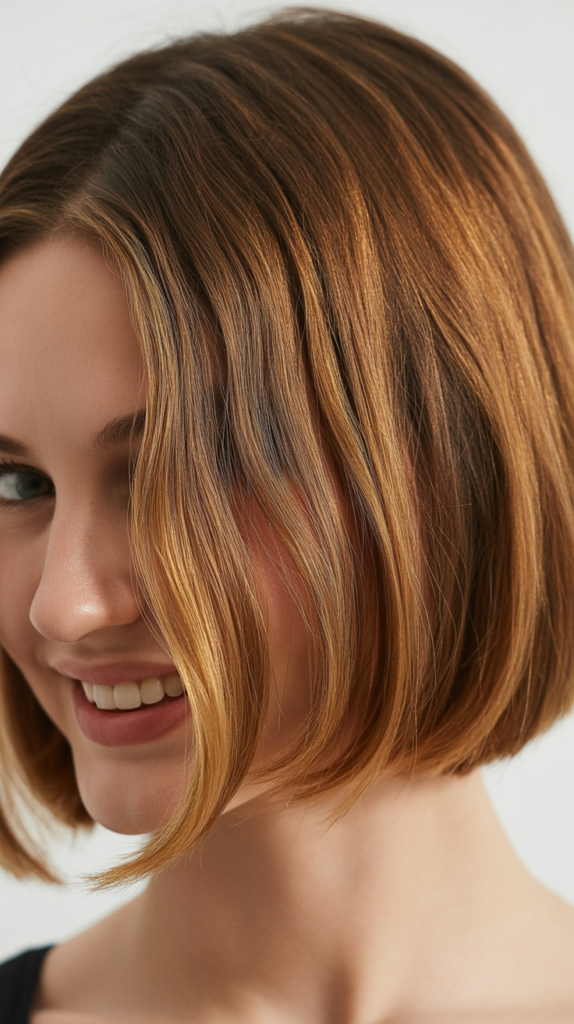 Curved Bob with Rounded Edges