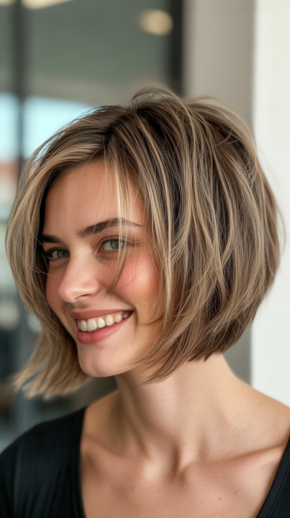 Choppy Angled Bob
