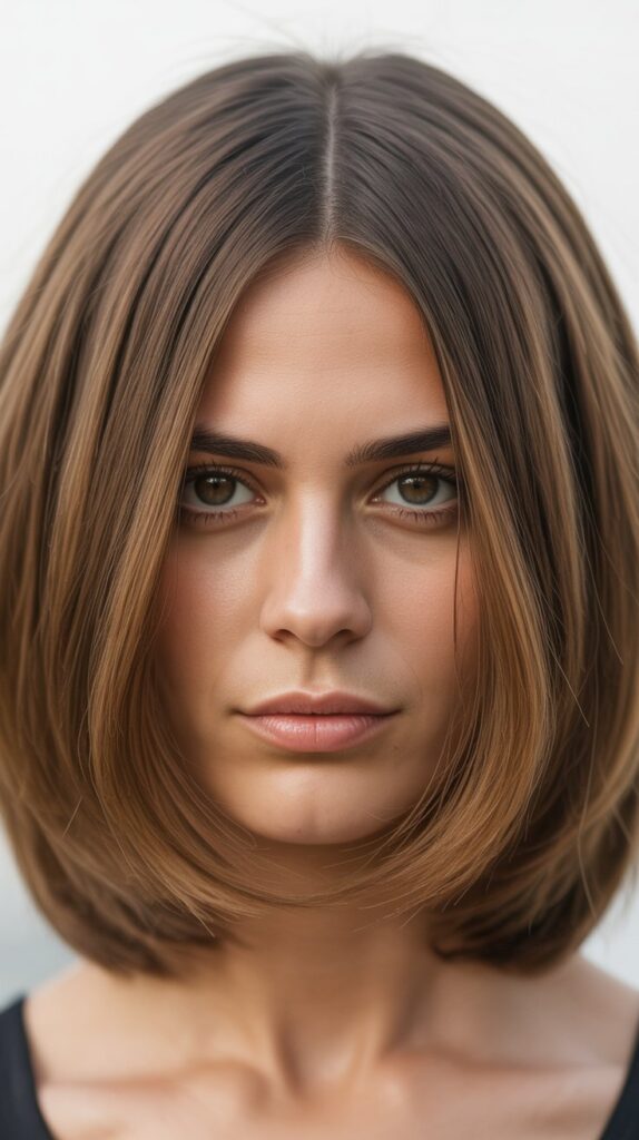 Best 33+ Choppy Bob Haircuts for Fine Hair You'll Want to Try This Year 21 Choppy Bob with Middle Part