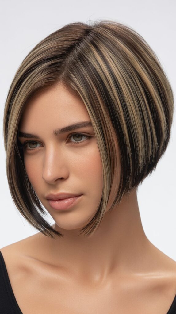 Best 32+ Inverted Layered Bob Hairstyles with Stacked Cuts Trendy Upgrade 32 Inverted Bob with Stacked Layers for Round Faces