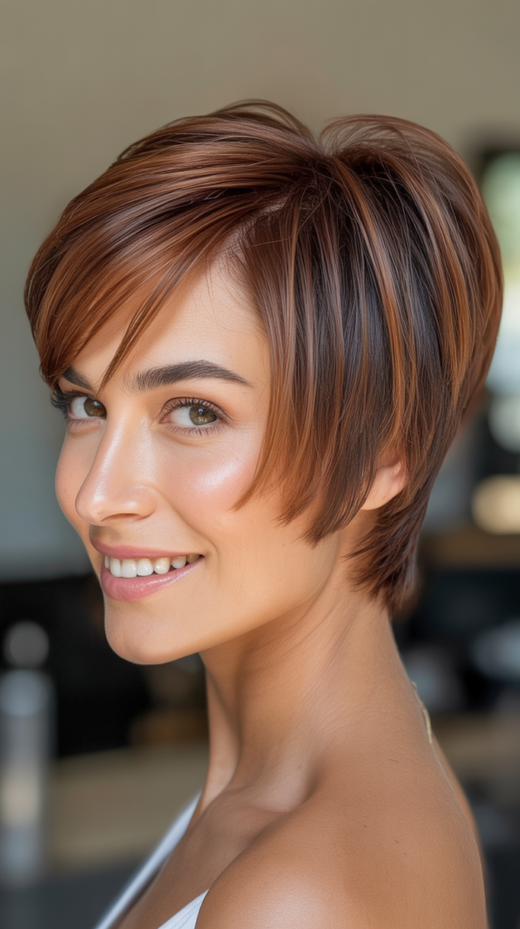 Layered Straight Pixie