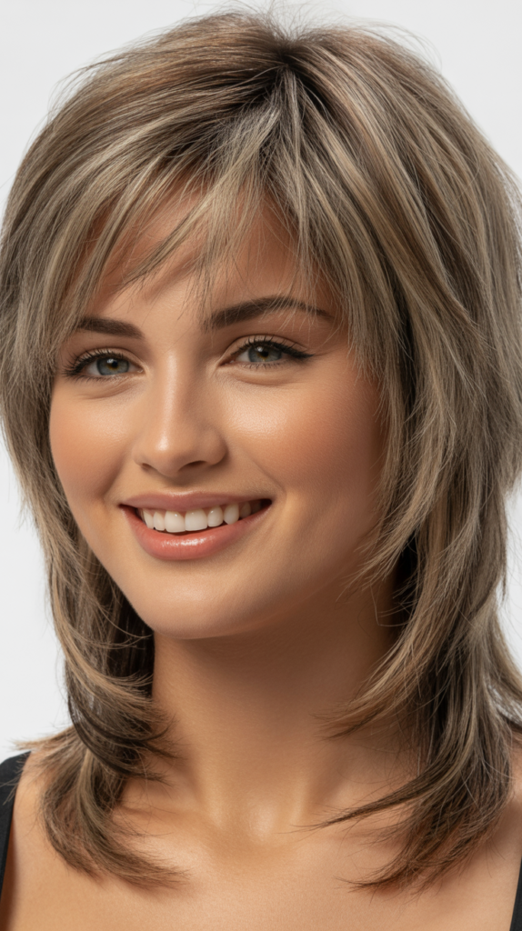 Modern Mullet with Textured Top