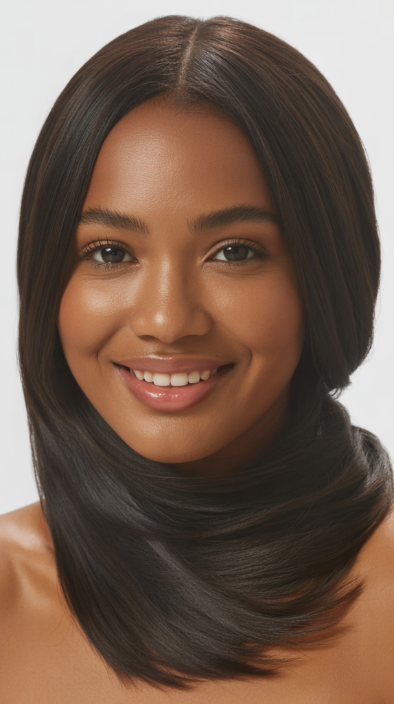 Straight Wrap Hairstyle