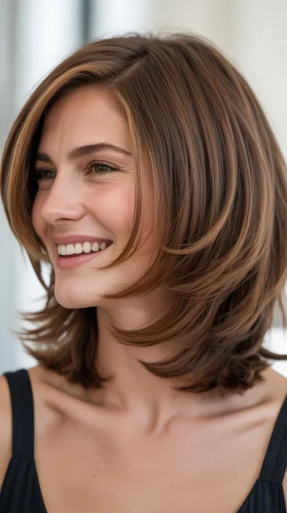 A-Line Layered Long Bob