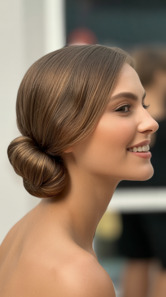Classic Low Chignon
