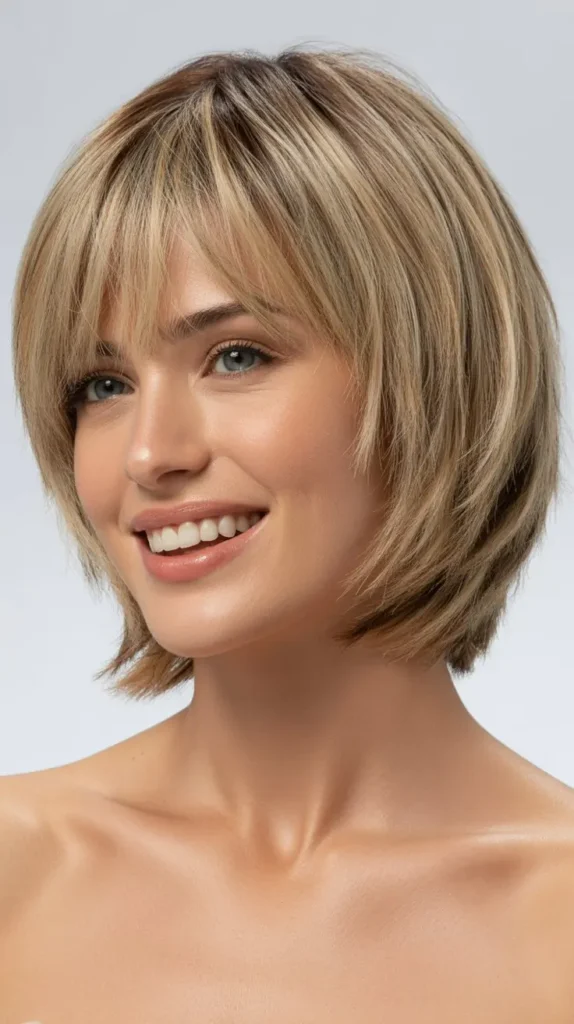 Choppy Bob with Choppy Bangs