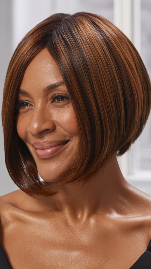 Angled Bob with Longer Front Pieces