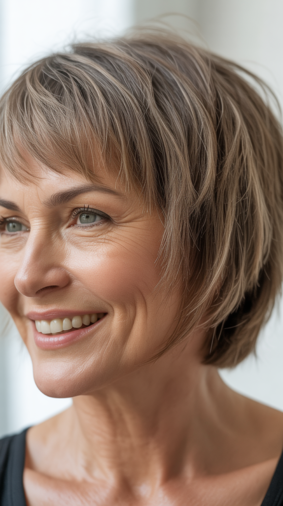  Textured Crop with Choppy Layers