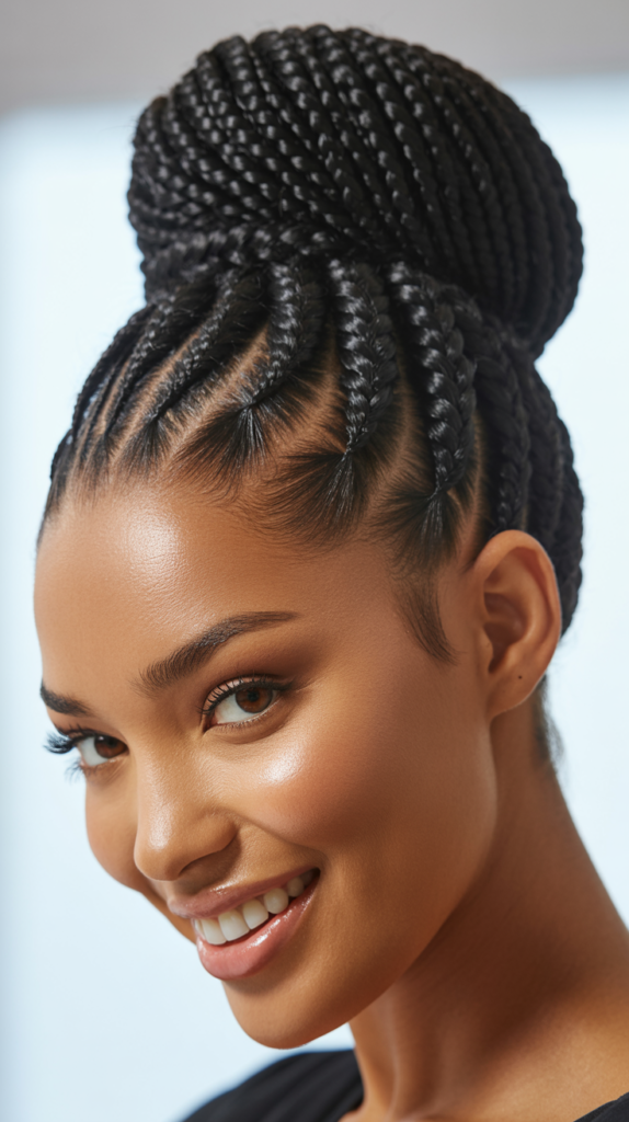 Sleek Braided Bun