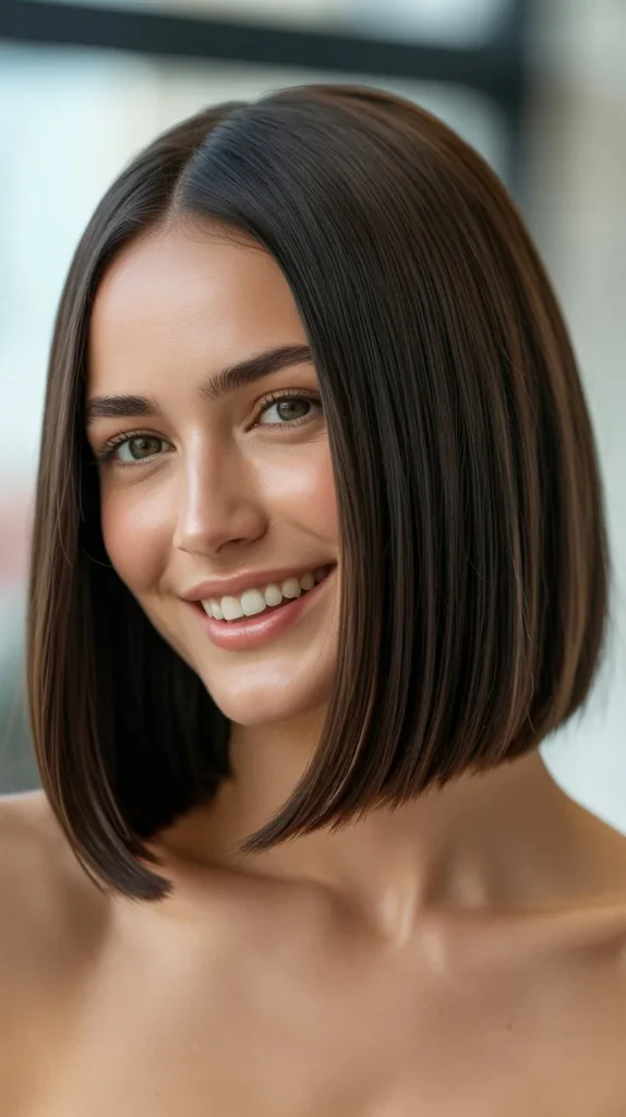 Classic Blunt Long Bob
