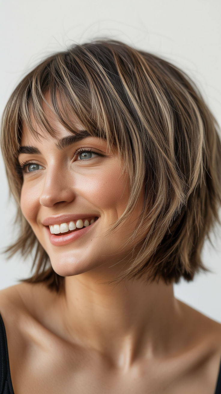 Gorgeous Choppy Bob Haircuts with Bangs