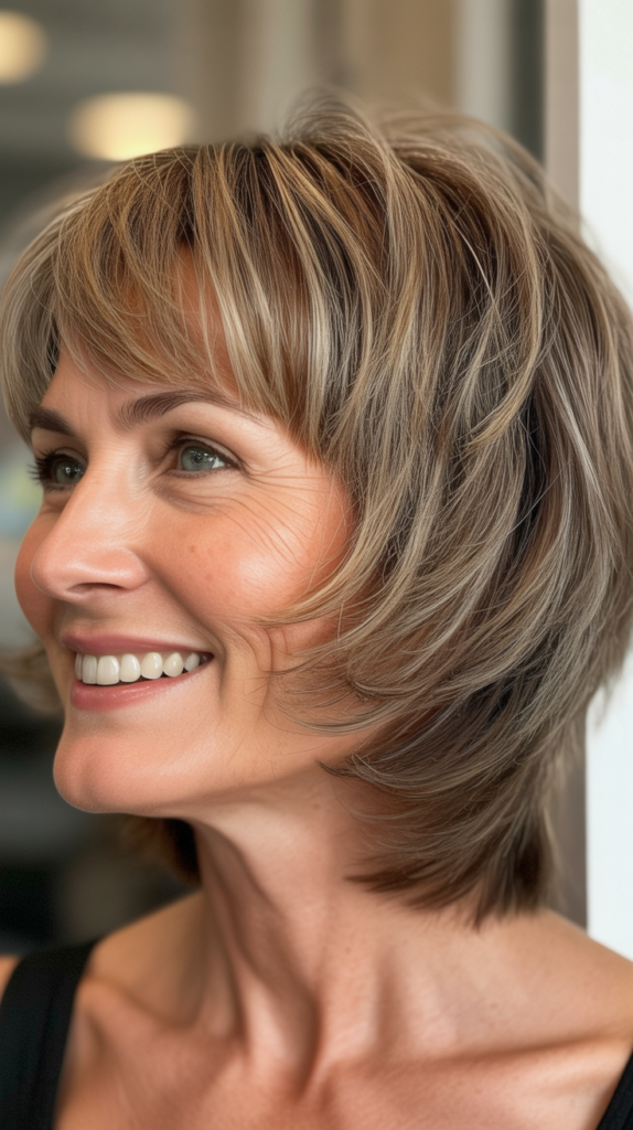  Layered Shag with Feathered Ends