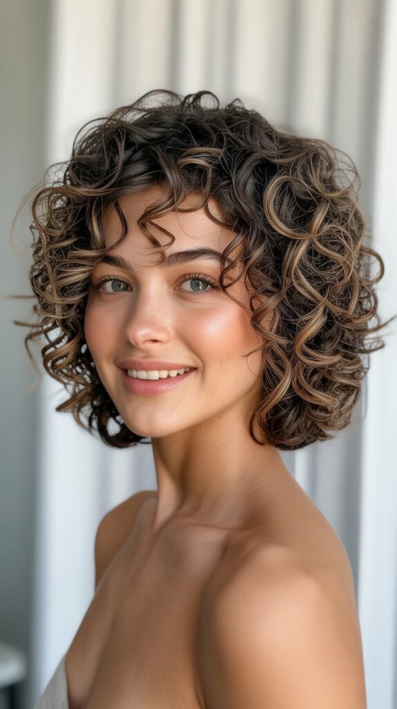 27+ Choppy Bob Haircuts That Will Transform Your Look Instantly 21 Choppy Bob for Curly Hair
