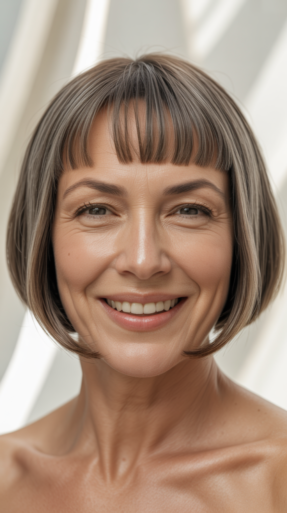  Blunt Cut with Micro Bangs