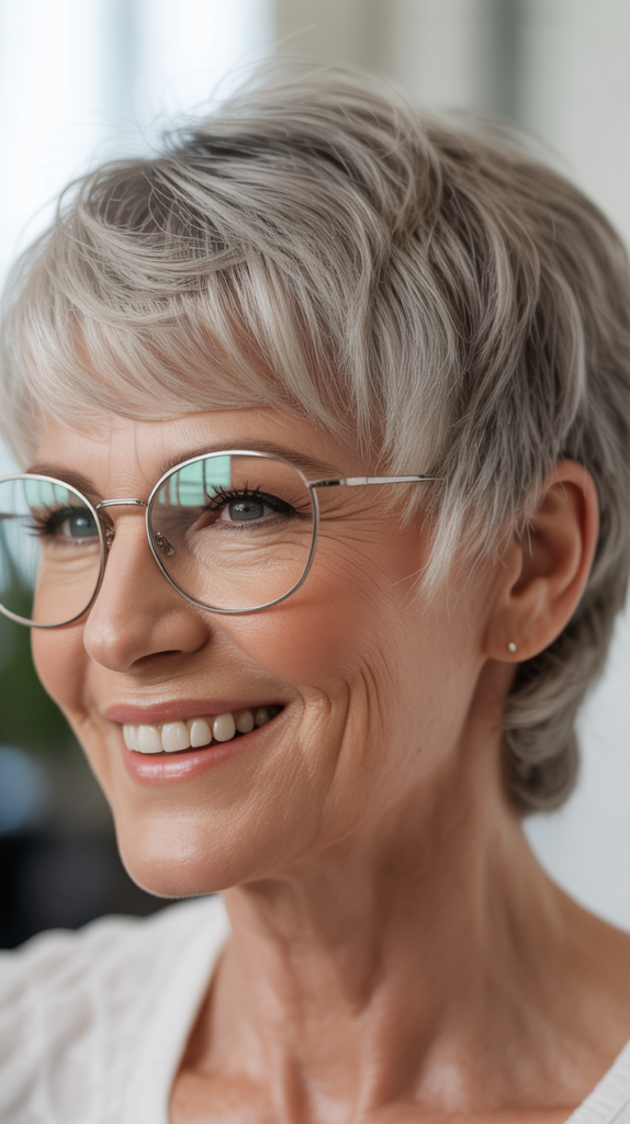 Textured Crop with Fringe