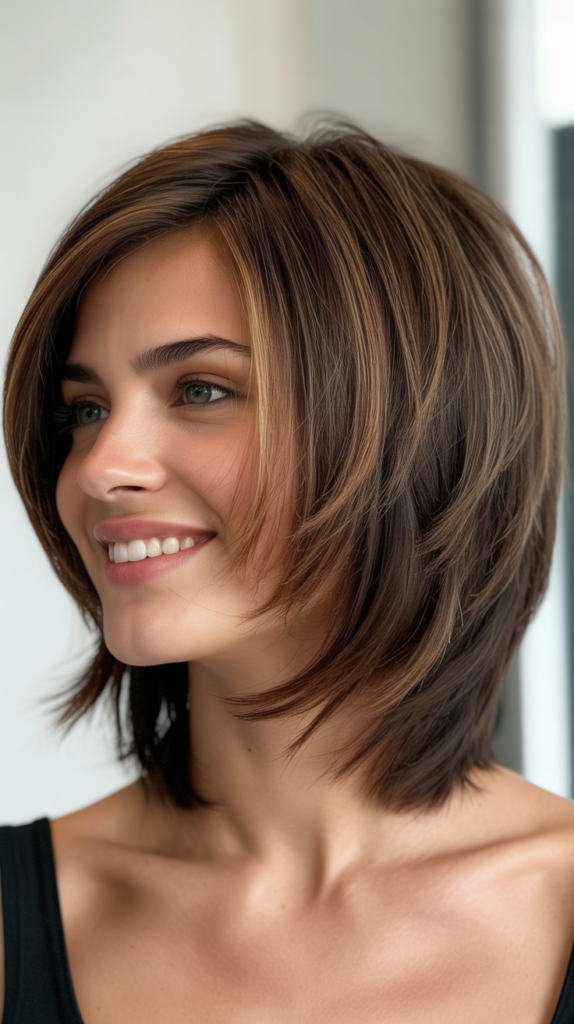 Graduated Choppy Bob