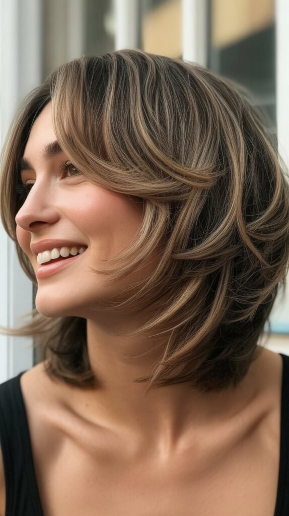 Choppy Bob with V-Cut Back