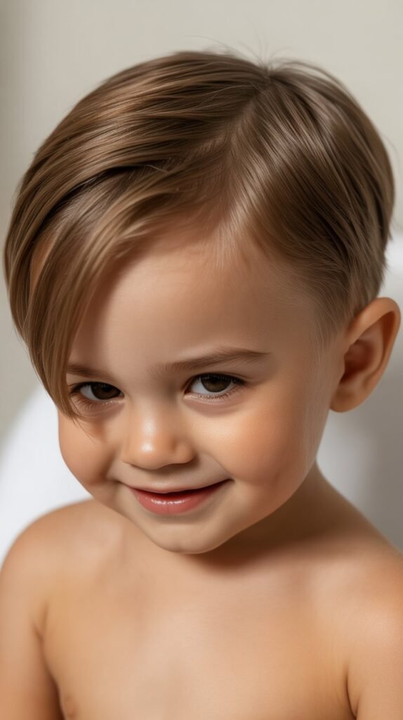 Side-Parted Longer Style