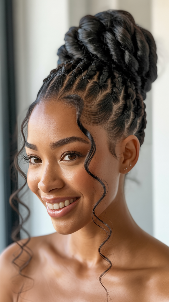  Cascading Twisted Updo