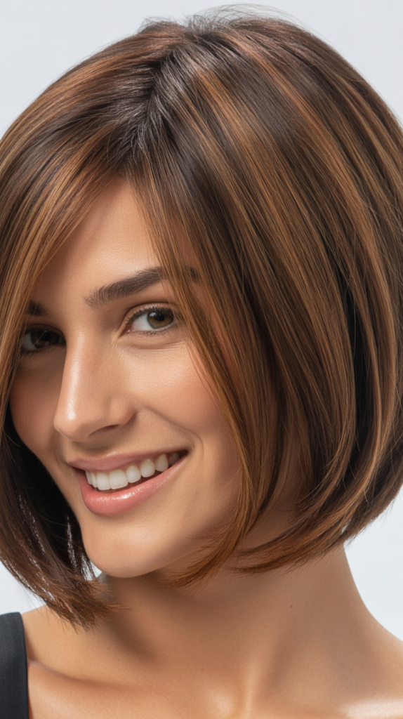 Inverted Bob with Stacked Layers and Fringe Benefits